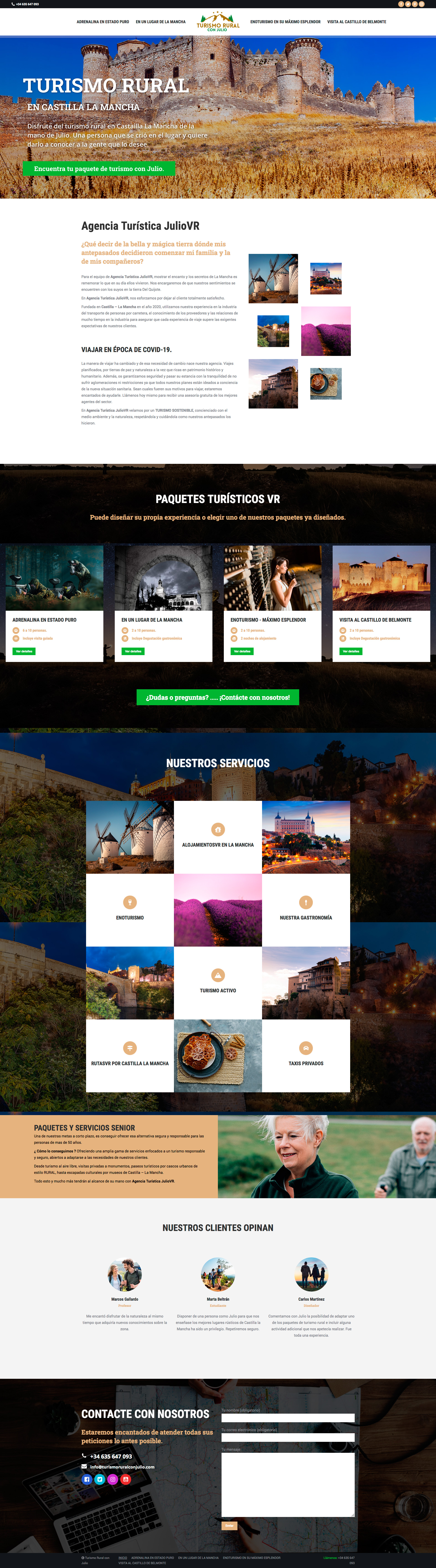 web de turismo rural